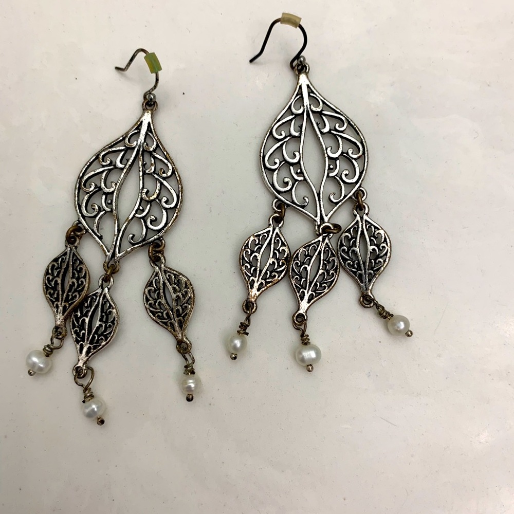 Lucky brand silver earrings